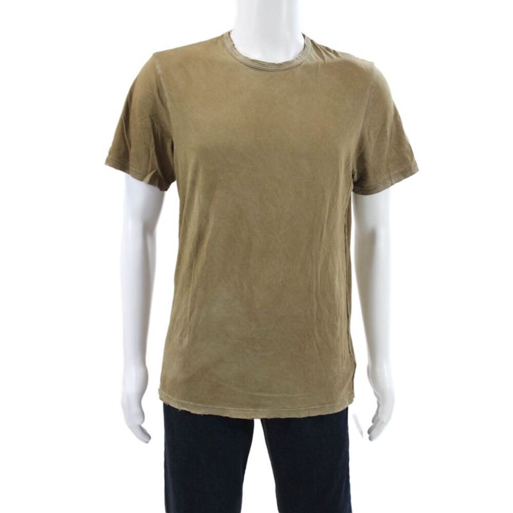 Cotton Citizen Mens Brown Basic Cotton Crew Neck T-Shirt Size M